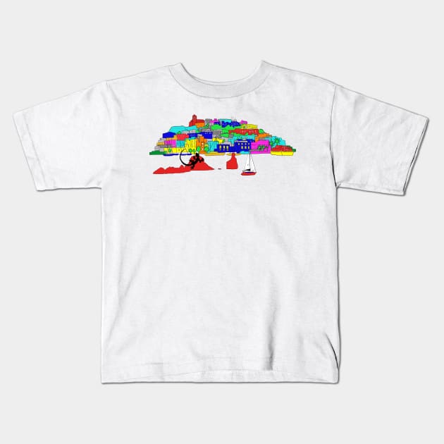 Ibiza Kids T-Shirt by drknice